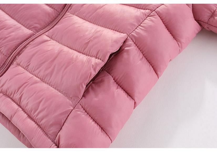 2026 Lightweight Children's Hooded Down Jacket - Boys & Girls Cotton Outerwear