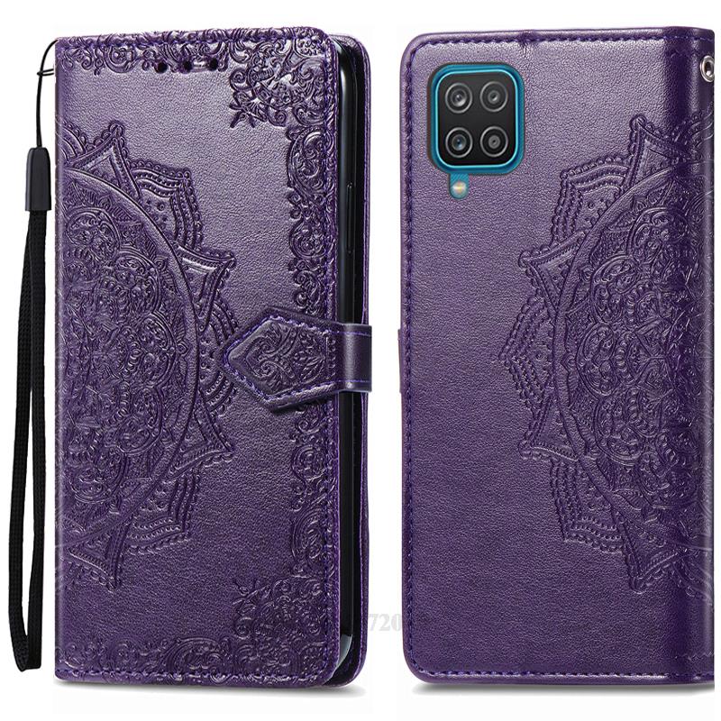 SamsungA12 Case For Samsung Galaxy A12 Wallet Leather Flip Phone Case For Samsung A12 A 12 Case Protective Cover Coque Fundas