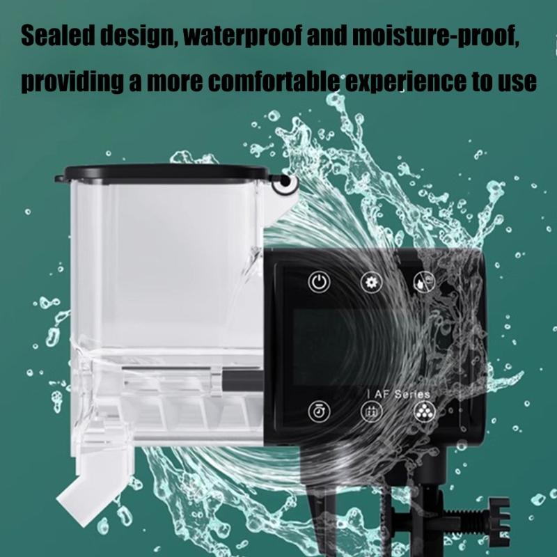 Digitaler Fischfutterspender Zeitschaltuhrgesteuertes Automatisches Fütterungsgerät Für Aquarien Und Fischtanks Fütterungszubehör