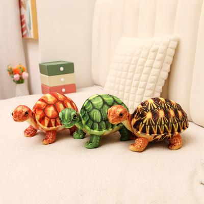 Cute Simulation Turtle Doll Plush Toy Green Turtle Doll Boy Accompany Soothing Doll