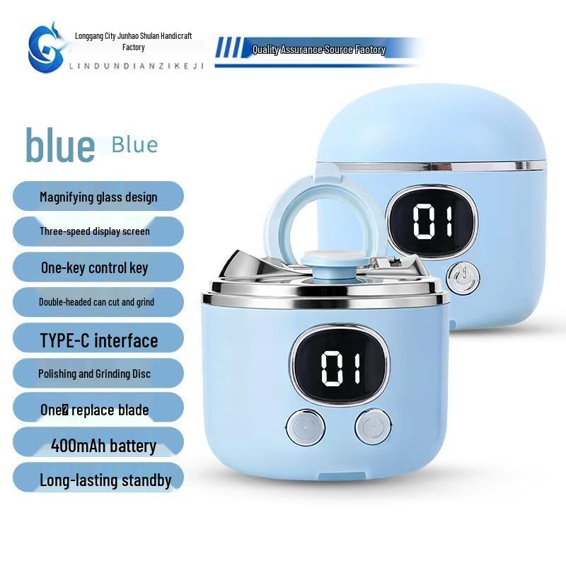 Portable Electric Nail Clipper: Automatic, Anti-Pinch Design for Elderly, Children, and Adults - Nail Grinder and Trimmer.