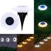 Rainproof Solar Ground Lights for Outdoor Lawn and Garden Decoration