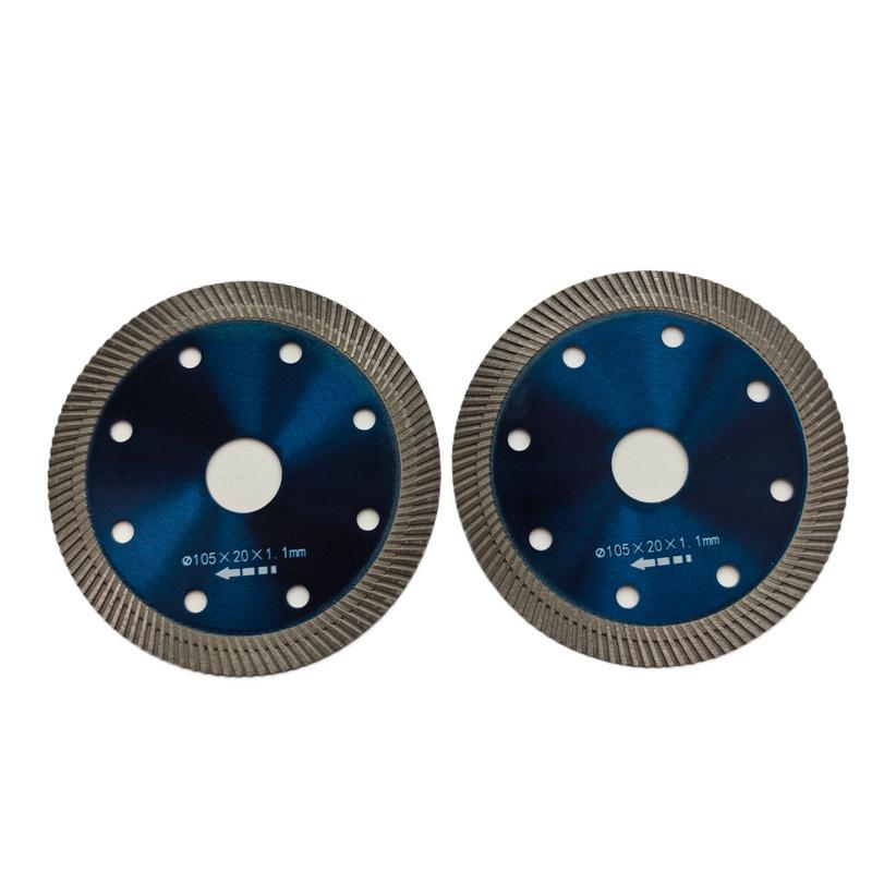 Ultra-Thin 105 Tile Cutting Blade for Slabs, Ceramics, Marble - Dry Cut Angle Grinder Disc