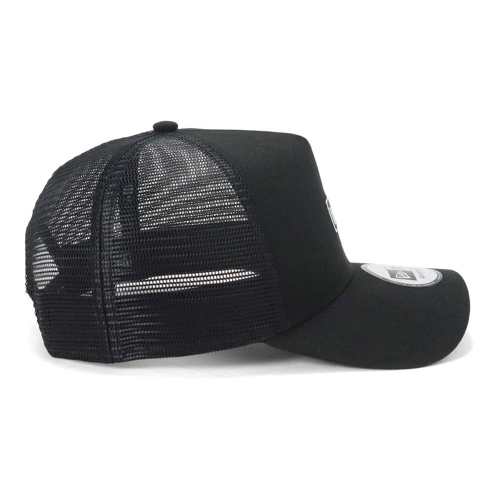 New Era 9Forty Trucker Box Logo Mesh Exclusive to Free Shipping A-Frame Cap, Black, ONSPOTZ,