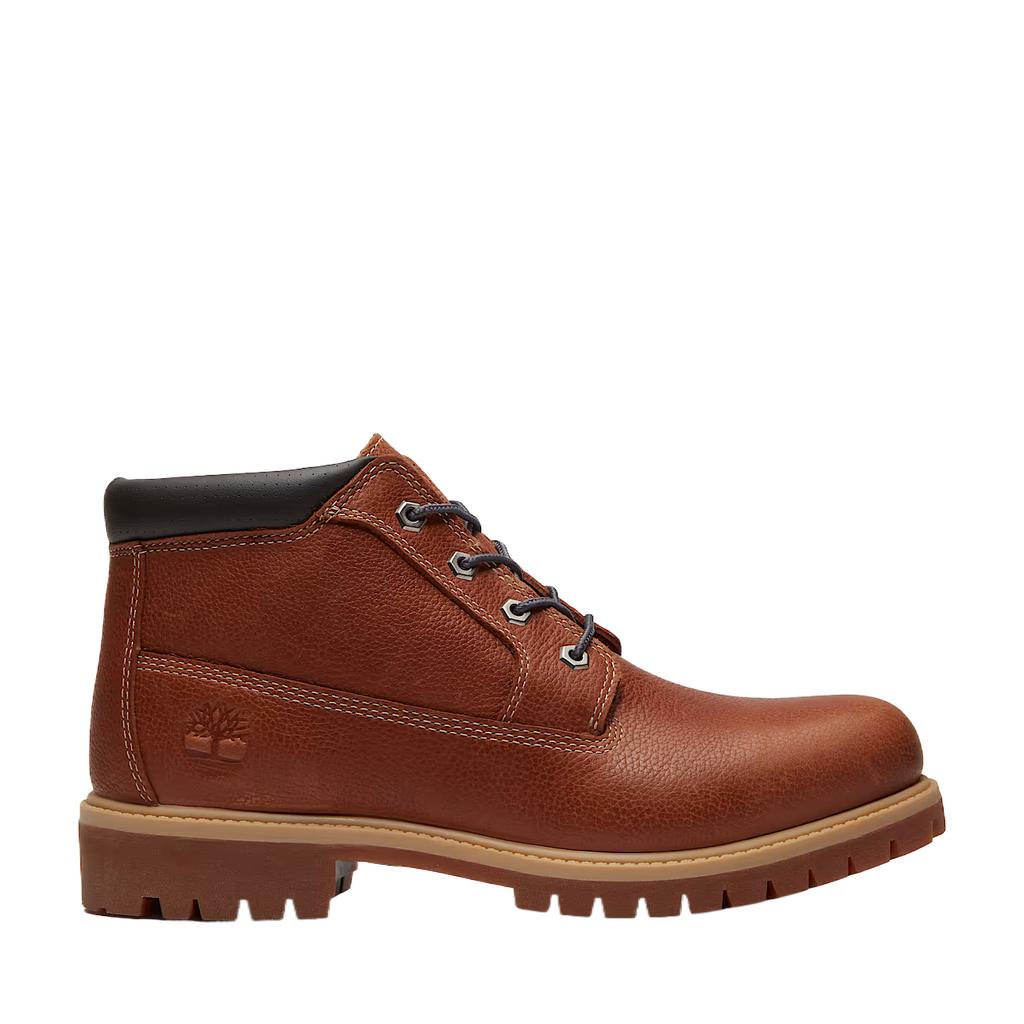 Timberland Road Trip Premium Mid Waterproof Chukka Boot Rust Dark Grey Men Sneakers Brown Rust-Full-Grain TB0A6DVDAAD