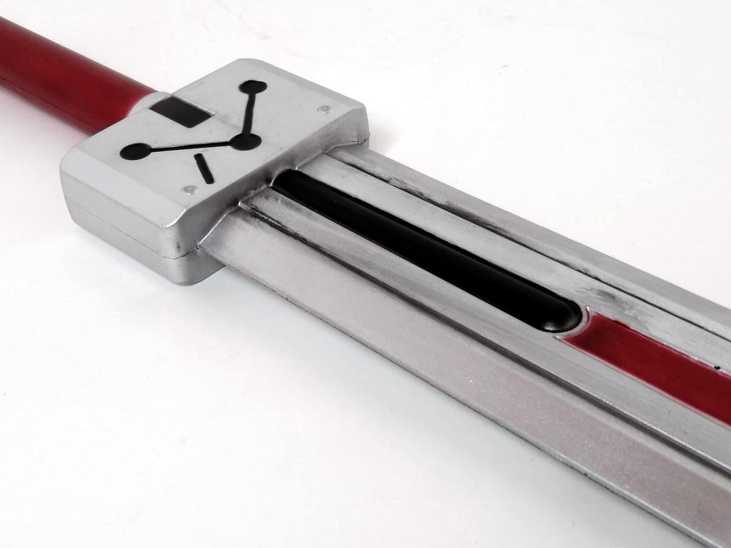 Final Fantasy Buster Sword, 112cm, Polyurethane, Cannot Be Disassembled, Replica Sword, Cloud Strife Cosplay Weapon, P43