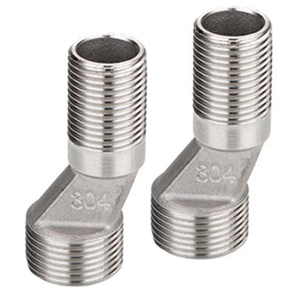 Stahl Wandarmatur Anschlüsse 50mm/65mm Armatur Verlängerungsadapter Set Wandmontage Adapter Schnellmontage