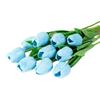 10PCS Tulpe Simulation Blume Tulpe Rose Künstliche Blume Latex Real Touch Hochzeit Bouquet Home Decor Hochzeit Dekoration