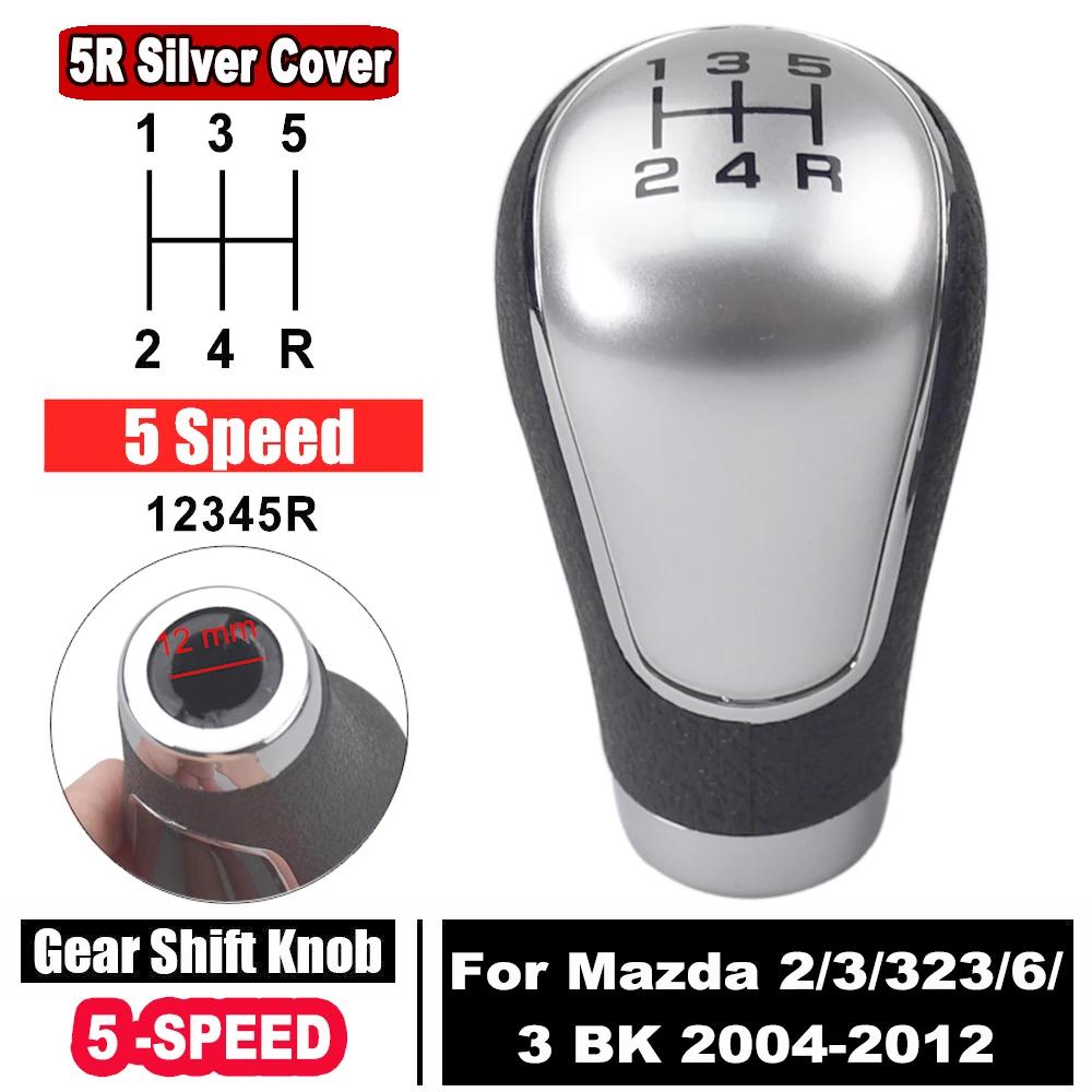 For Mazda 2/3/323/6/3 BK 2004 2005 2006 2007 2008 2009 2010 2011 2012 Gear Shift Knob Lever Shifter Head Car Styling Accessories