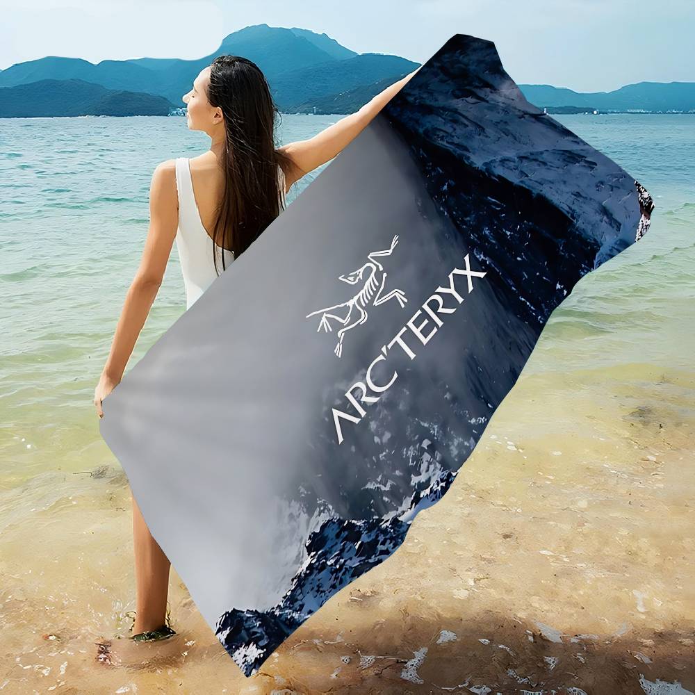 Outdoor Brand A-Arc Teryx Beach Towel Colorful Bath Towels For Girl Microfiber Quick Dry Custom Sand Free Beach Spa Gym Pool