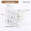 Metal Foldable Book Stand & Pen Holder: Large Desktop Bookend Storage Rack