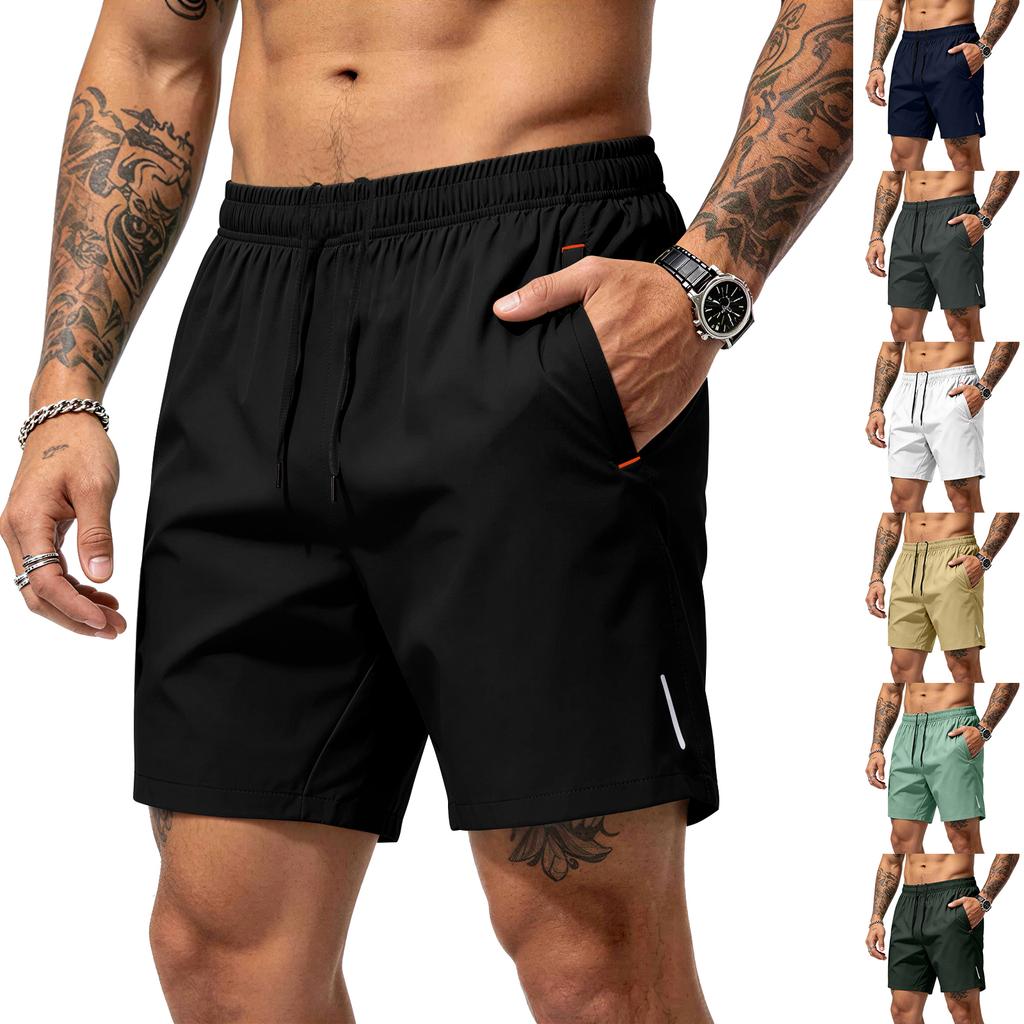 Men's Shorts Running Sports Loose Beach Pants