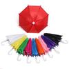 Adjustable Mini Umbrella Funny Doll Rain Gear Portable Kids Toy Umbrella  Home