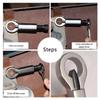 1Pcs Nut Splitter Breaker 9-12mm/12-16mm Adjustable Nut Remover Extractor Tools