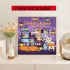 Bluey Customize Your Name Diamond Painting Round Diamond Diy Frameless Holiday Artwork Suitable For Home Office Wall Decoration