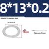 304 Stainless Steel Ultra-Thin Flat Washers - Available in Thickness: 0.1mm, 0.2mm, 0.3mm, 0.5mm