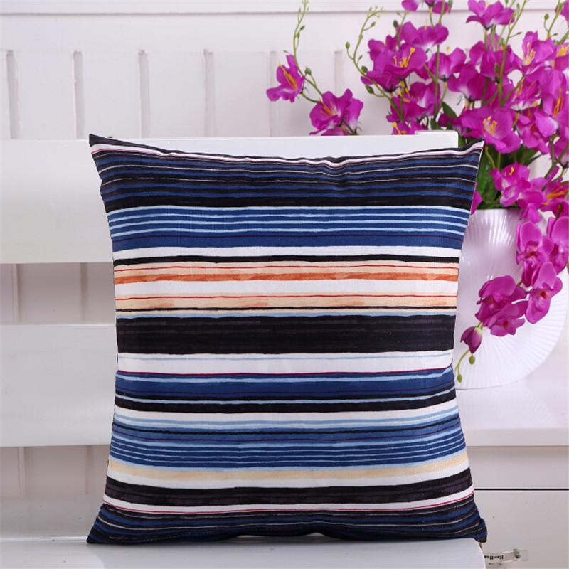 45x45cm Classic Geometric Printed Throw Pillowcase Home Sofa Chair Seat Cushion Cover Autumn Decoration