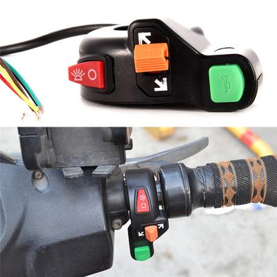 Evrensel 7/8'' Motosiklet Atv Bisiklet Korna Çalıştır Kapat Düğmesi Öldürme Anahtarı