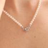 Dana Burton [Magnetic One-Touch] Joy Pearl Necklace_4Mm Pearl