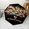 Club Atlético River Plate Print Automatic Umbrella, 8 Rib Iron Frame, Plastic Handle, Suitable for Outdoor Travel &Daily , Ideal Gift