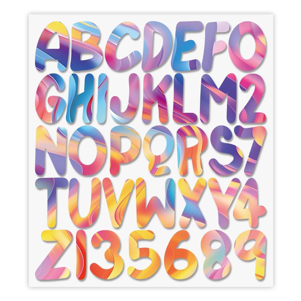 5cm Height Letters A-Z Ironing Stickers Vinyl Film Heat Transfer Hoodies Diy T-Shirt Clothes Stickers Patches On Clothes