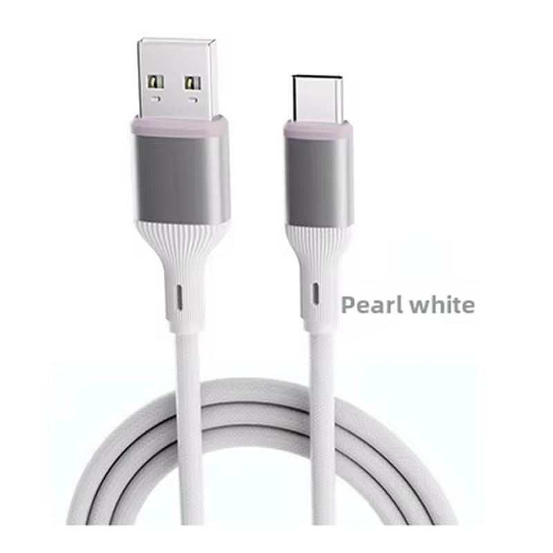 Fast Charging Data Cable USB Mobile Phone Data Cable Type-C for Car Fast Charging Data Transfer Colorful Precision Weaving