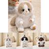 Cute Plush Cat Pendant With Long Plush Material For Gift And Backpack Decoration