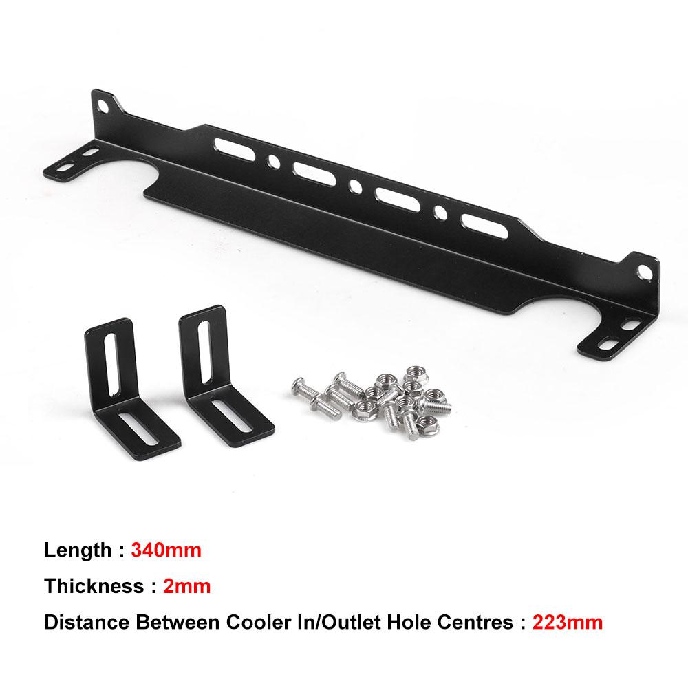 Dynoracing Trust type Universal Engine Oil Cooler Mounting Bracket Kit 2mm Thickness Aluminum BX101868 чёрный
