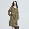 Feng Xun 100% Wool Belted Double-Faced Long Coat