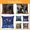 Wish Home Fortress Anime Cushion With Soft Pp Cotton Filling In Linen Cover