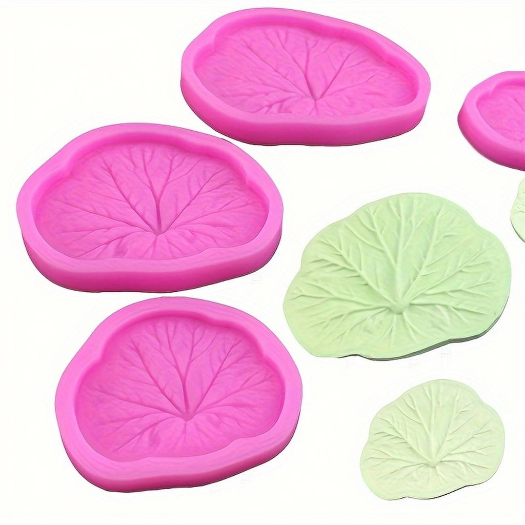 Leaf and Flower Silicone, Large and Small Sizes for Fondant, Epoxy Resin and Plaster Crafts
