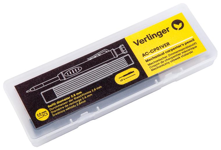 Carpenter' Pencil Stainless Steel Construction Pencil