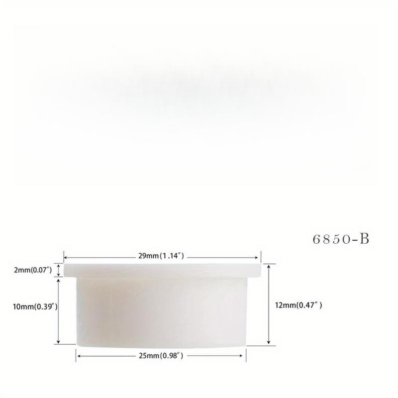 10PCS Desktop Cable Sealing Ring, Flexible Silicon Cable Hole Cover, Wire Finisher, Cable Passing, White/Black Round Washer