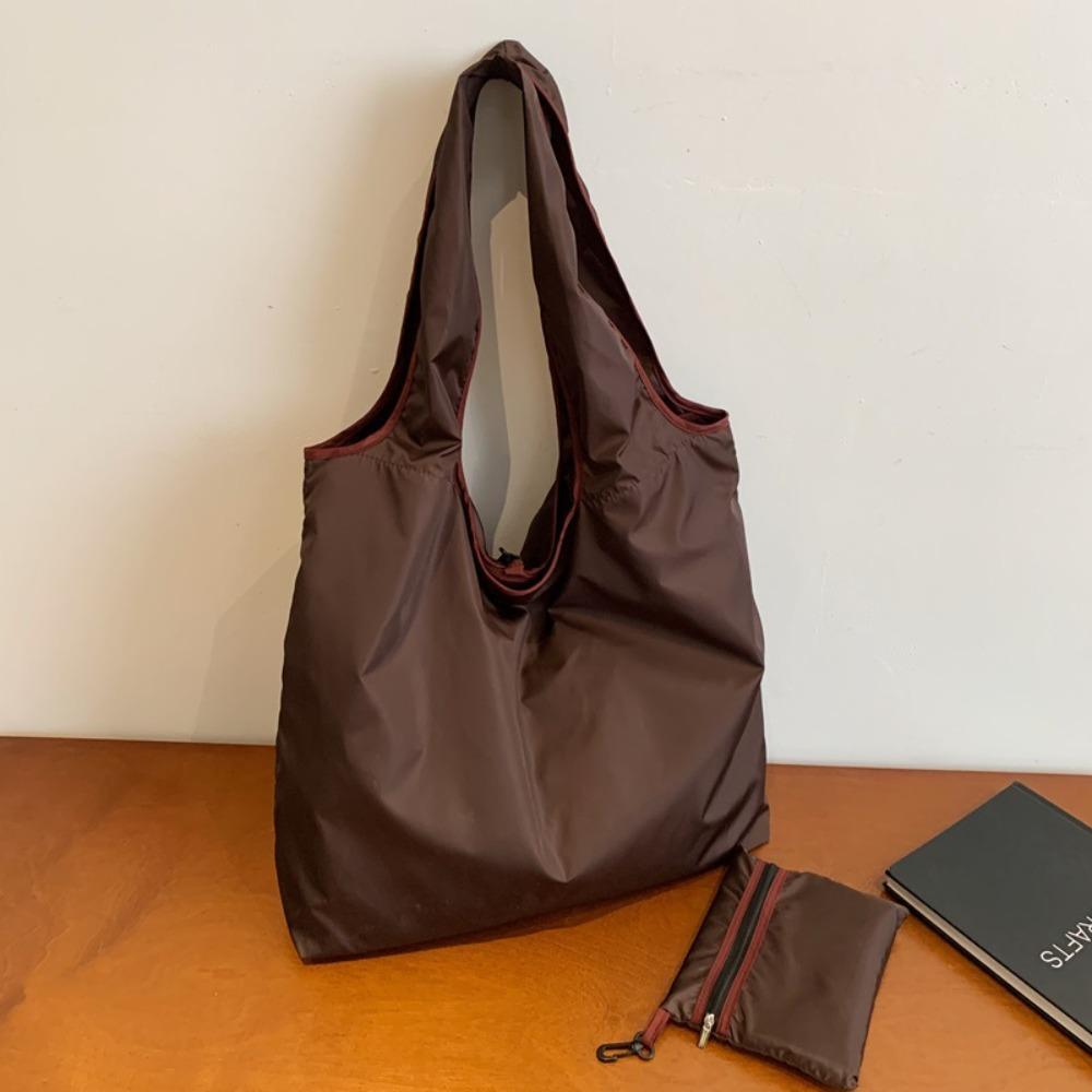 Foldable ~ Fold Folding Shopping Bag Waterproof Grocery Storage Bag Reusable Nylon Tote Bag  Outdoor