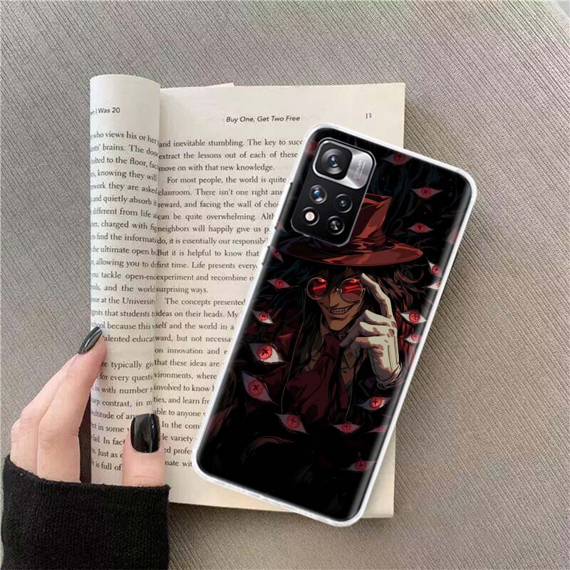 

Чехол для телефона Alucard Helsing для Redmi Note 13 12 Pro Plus 14 15 Pro 5G 11 11T 11E 11S 10 Pro 10S 9 9S Чехол Cell Clear TPU Capa C Redmi Note 11E Pro
