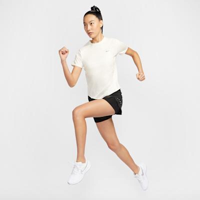 Women's T-Shirt Nike Swoosh Regular T Shirt Women's Silver