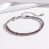 Cherry Epoxy Titanium Steel Bracelet for Women - Sweet Dopamine-Inspired Design