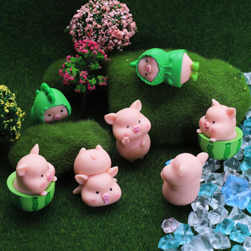 Dinosaur Piglet Doll DIY Resin Accessories: Cream Glue Mobile Phone Case & Fridge Magnet Materials