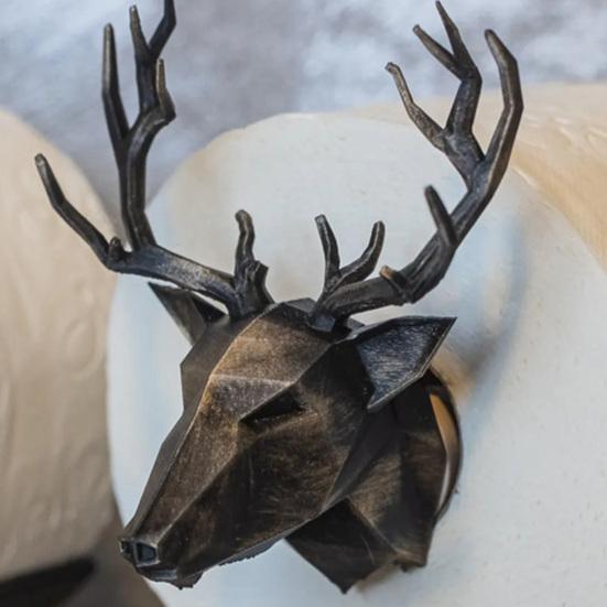 1/2 ks Držák na toaletní papír Jelen Stojan na tkáně Snadná instalace Dekorativní Dávkovač role toaletního papíru Kuchyňské dekorace