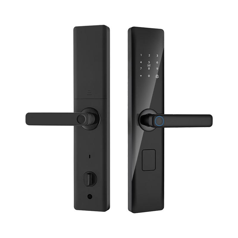 Fingerprint Second Open Smart Door Lock Entry Door Home Security Door Landlord Apartment Password Lock Electronic Lock Semi-automatic