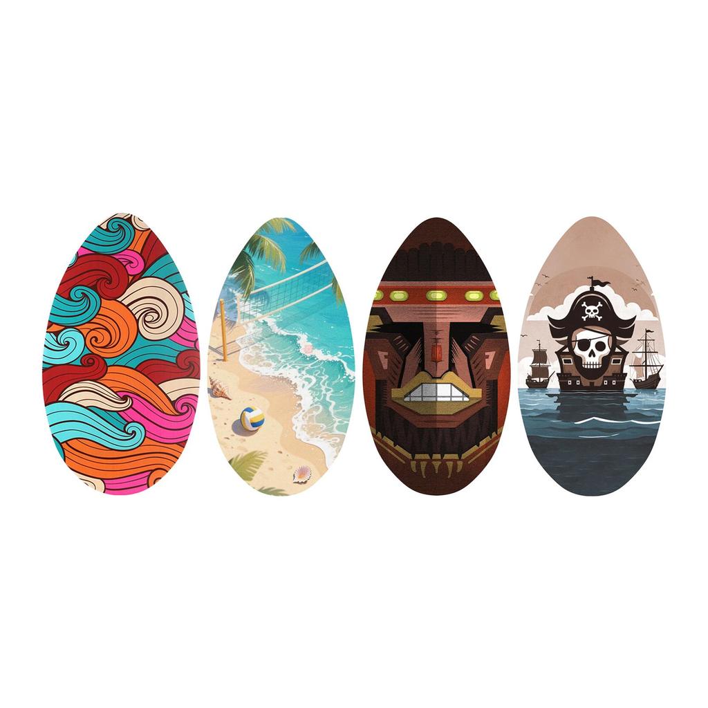 Skimboard 35 Zoll Leichtes Stand-Up Skim Board für Erwachsene Kinder Jugendliche