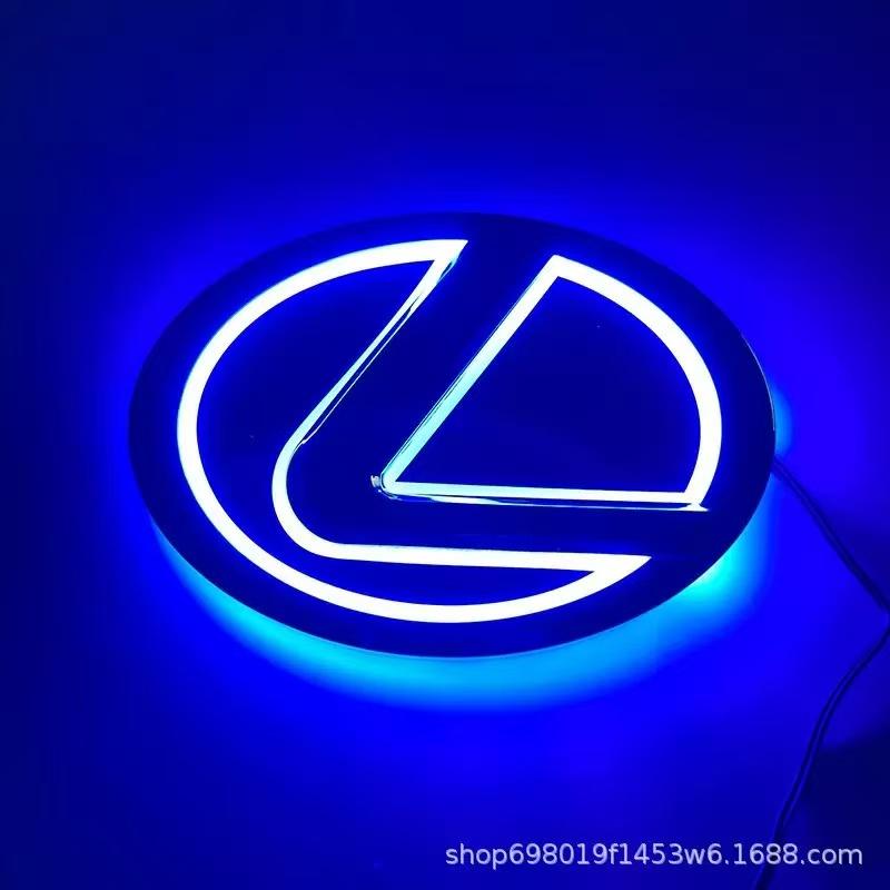Autocollant Logo Phare LED 5D pour Voiture Emblème Arrière Badge pour Lexus ES250 ES300 ES350 IS250 IS300 RX300 RX330 NX GS GX a - Véhicule Auto De II1