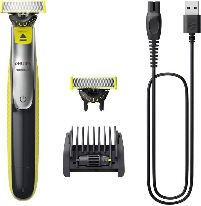 Rasoio - Philips - OneBlade 360 - Lama 360 - Pettine regolabile 5 in 1 - Autonomia 60 min