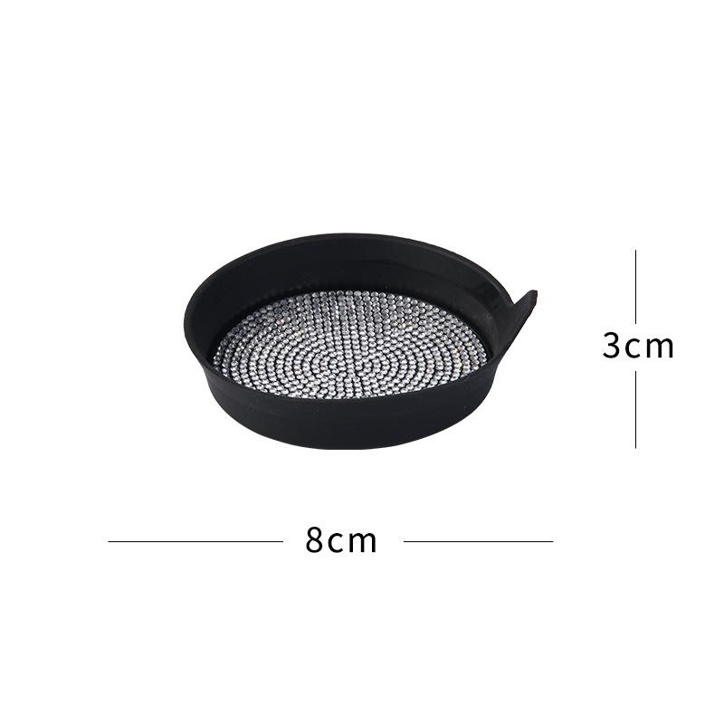 Exclusive Diamond Car Coaster: Non-slip, Heat-Resistant Silicone Cup Holder Pad