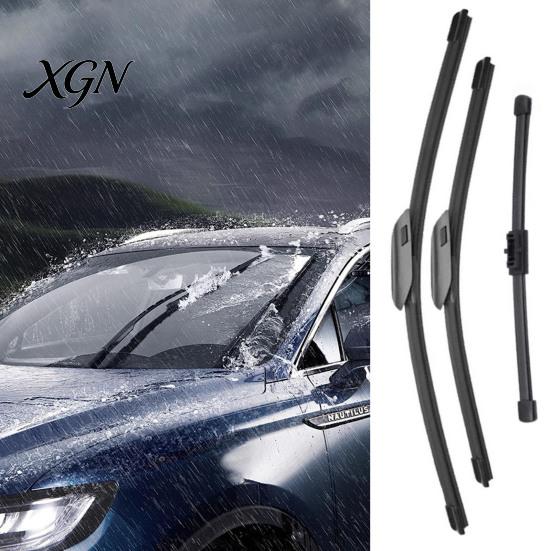 All Weather Wipers 10/19/24 Inch Wiper Blades Set for Haval H6 2021-2022, 2Pcs Front Streak Free & 1Pc Rear Wiper, Beamless Quiet Direct Fit
