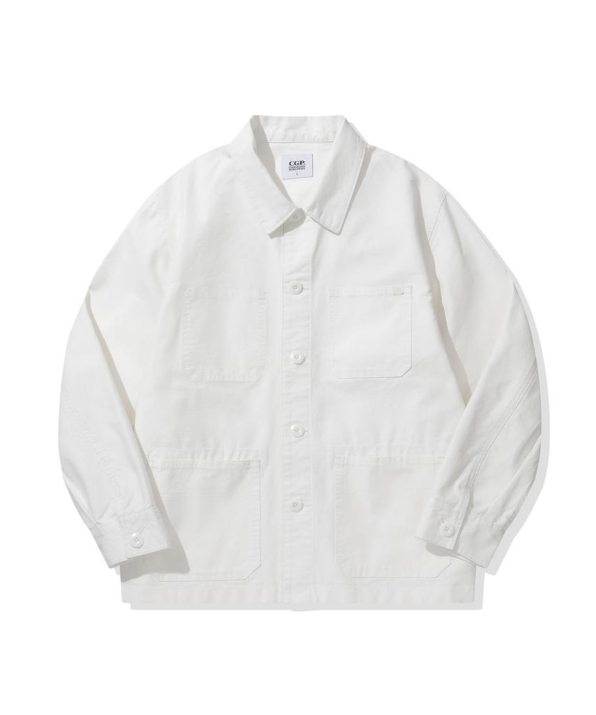 Cgp French Work Jacket - White