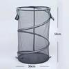 Foldable Floor-Standing Mesh Laundry Hamper - Breathable, Convenient, Handheld Clothes Storage Basket