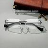Photochromic Reading Eyeglass Frames Men Fashion Brand Design Simple Rimless Myopia Glasses Customized Prescription Glasses Men
