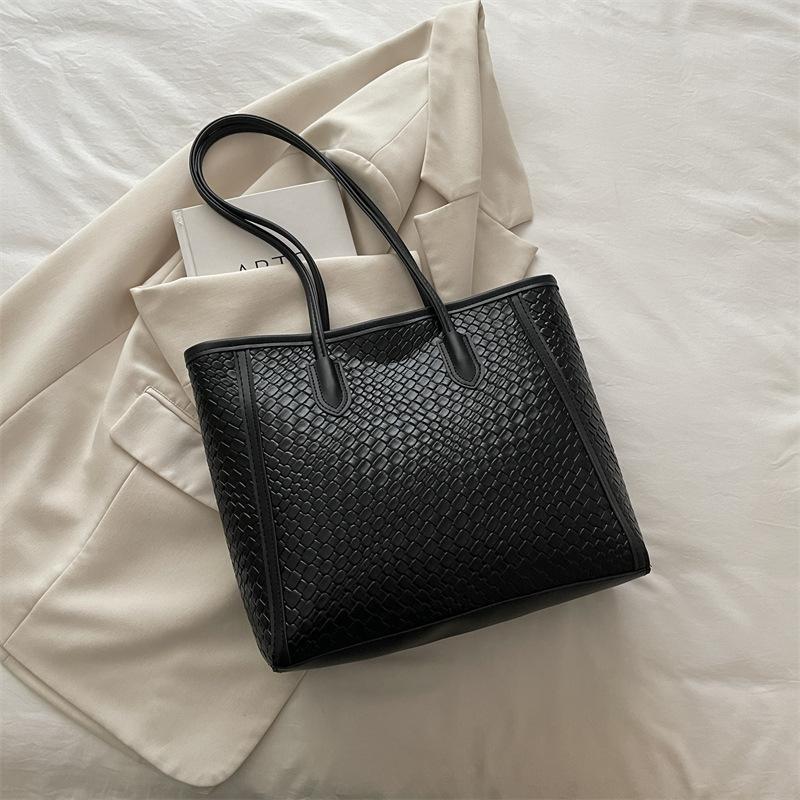 Premium Sense Large-capacity Bag Women's 2025 New Autumn College Students Class Commuting Tote Bag Versatile Shoulder Bag