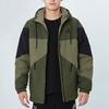 Adidas Color Block Spliced Warm Cotton Jacket Men Outerwear Military-Green GT6547